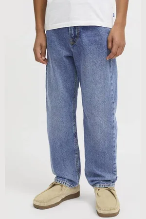 JACK & JONES JUNIOR relaxed high waist regular fit jeans Blauw
