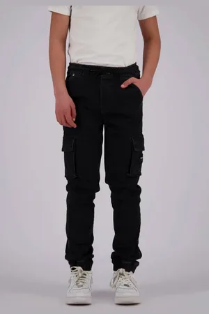Raizzed Slim regular waist jeans denim Zwart Jongens Stretchdenim