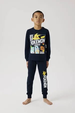 NAME IT KIDS Pokemon pyjama Jongens Stretchkatoen Ronde hals
