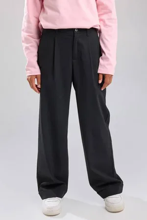 America today Straight fit broek Palmer jr Meisjes Viscose Effen