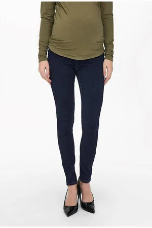 ONLY Skinny jegging OLMRAIN Jeans Blauw Dames Viscose