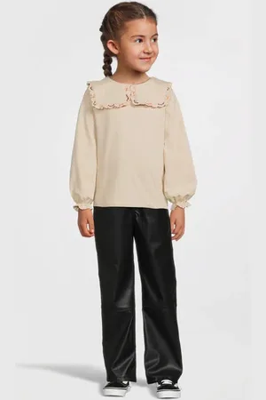Your Wishes Longsleeve Meisjes Stretchkatoen Peter Pan