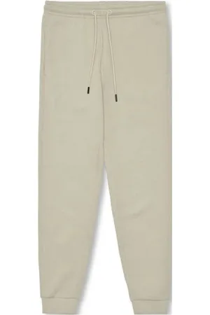 Only & Sons JUNIOR joggingbroek beige Jongens Sweat Effen