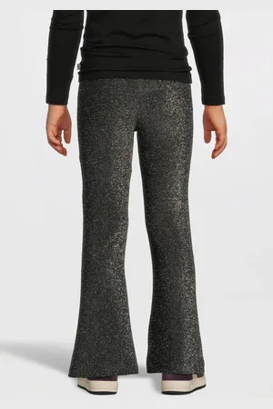 Your Wishes Flared broek met glitters Meisjes Stretchkatoen