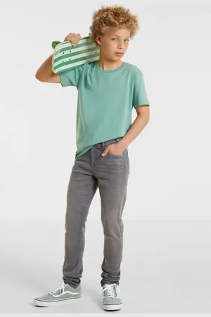 Anytime Skinny jeans Jongens Denim Effen