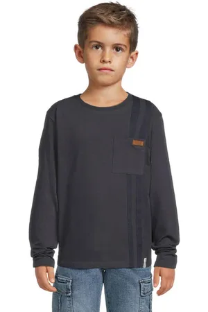 Koko Gestreepte gebreide longsleeve Jongens Katoen Ronde hals