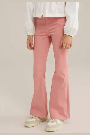 WE Fashion Blue Ridge flared jeans Meisjes Katoen Effen