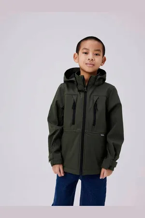 NAME IT KIDS softshell jas Effen