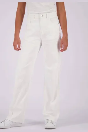 Raizzed Wide leg jeans Mississippi Wit Meisjes Stretchdenim Effen