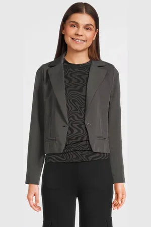Looxs 10sixteen blazer Meisjes Polyester Reverskraag Effen