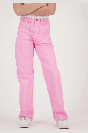 Raizzed High waist loose fit jeans Mississippi worker Roze Meisjes Denim