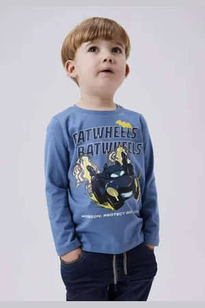 NAME IT MINI longsleeve NMMJATZY met printopdruk Jongens Stretchkatoen Ronde hals