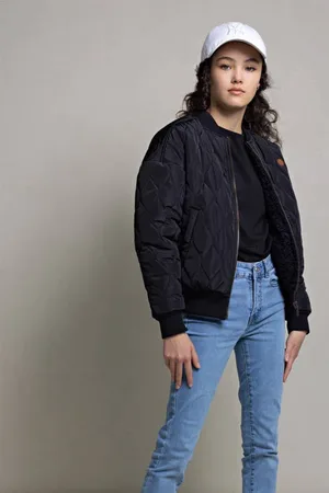 NoBell Reversible quilted winterjas Bombi Meisjes Polyester Opstaande kraag