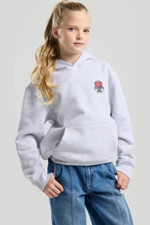 America today Sweater grijs Backprint