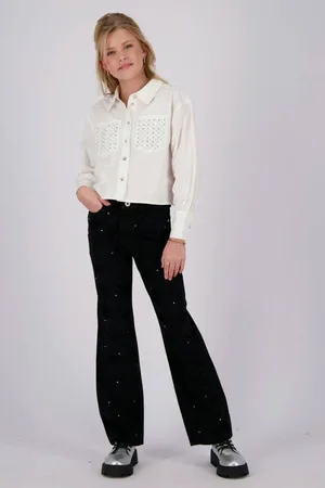 Vingino Blouse Loisa Meisjes Katoen Klassieke kraag Effen