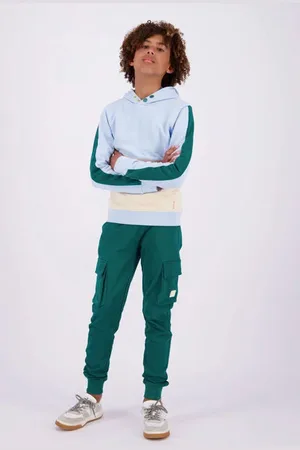 Vingino Regular fit joggingbroek Sylvian Jongens Katoen Effen