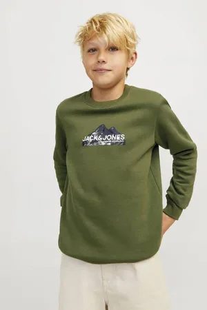 JACK & JONES JUNIOR sweater JCOMOUNTAIN met printopdruk Printopdruk