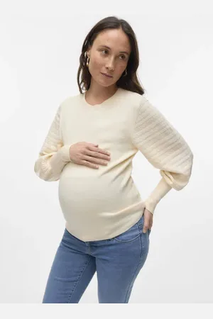 VERO MODA Gebreide trui Dames Viscose Ronde hals Effen