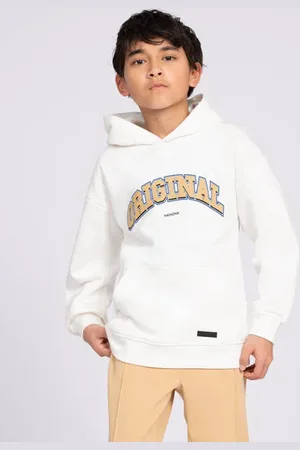 Nik & Nik Hoodie Sweater Jongens Katoen Capuchon Printopdruk