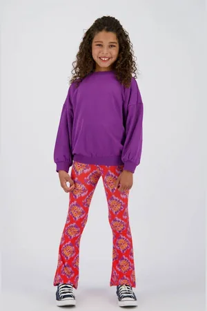Vingino Flared legging rood Broek Meisjes Viscose All over print