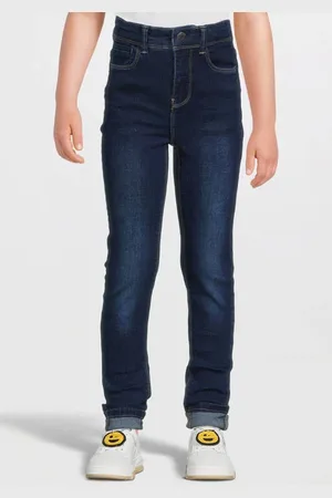 NAME IT High waist skinny jeans NKFPOLLY Blauw Meisjes Stretchdenim