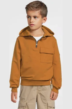 Koko Hoodie Sweater Jongens Katoen Capuchon Effen