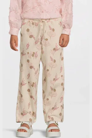 LEVV Little regular palazzo broek Meisjes Katoen All over print