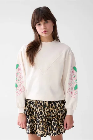SHOEBY Sweater ecru Printopdruk