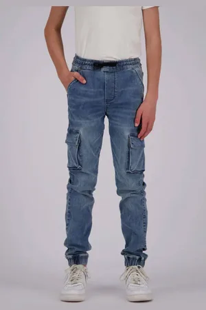 Raizzed Slim regular waist jeans medium blue denim Blauw Jongens Stretchdenim