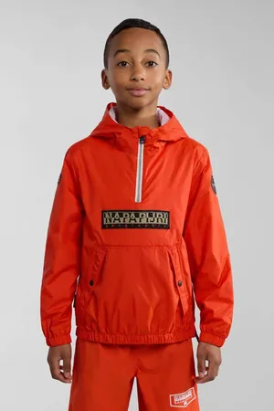 Napapijri Zomerjas met logo Jongens Polyamide Capuchon Logo