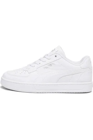 PUMA Caven 2.0 sneakers wit Jongens/Meisjes Imitatieleer Effen