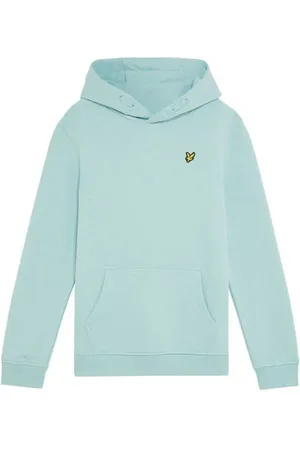 Lyle & Scott Sweater Blauw Jongens Katoen Capuchon Effen