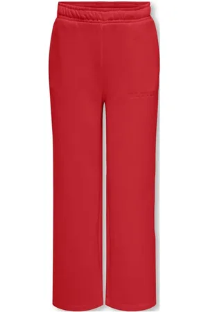 ONLY KIDS GIRL wide leg sweatpant Broek Effen