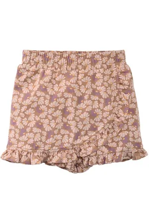 Z8 Mini skort Beppie met ruches Rok Meisjes Stretchkatoen Bloemen