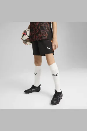 PUMA Junior voetbalshort IndividualLIGA zwart Sportbroek Jongens/Meisjes Polyester