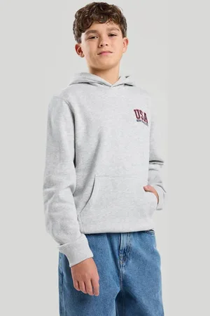America today Hoodie grijs Sweater Backprint