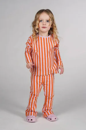 The New Chapter Longsleeve Meisjes Katoen Ronde hals Streep