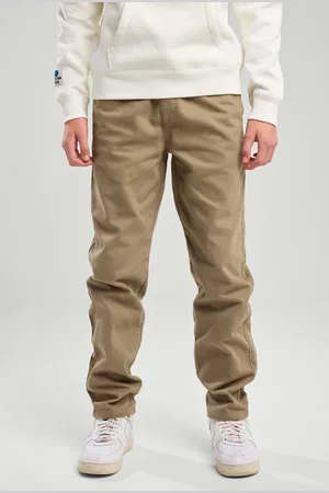 America today Casual broek bruin Jongens Katoen Effen