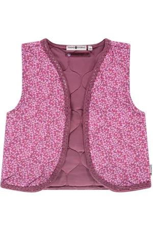 Stains&Stories Gilet Meisjes Katoen Openvallende hals All over print