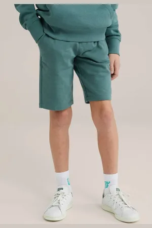 WE Fashion Blue Ridge sweatshort Korte broek Jongens Katoen Effen