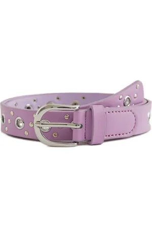 WE Fashion Riem Paars Meisjes Imitatieleer Effen