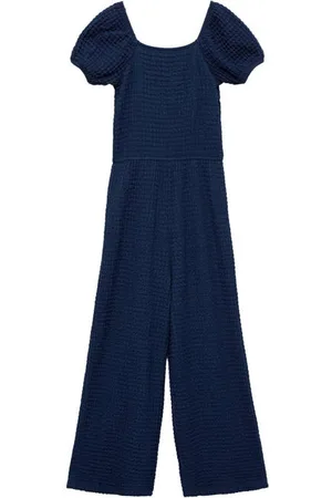MANGO Jumpsuit Meisjes Polyester Vierkante hals Effen