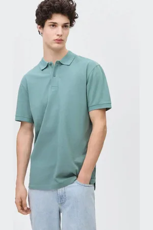 MANGO Polo Jongens Katoen Polokraag Effen
