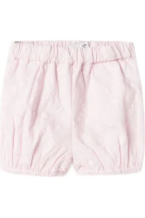 NAME IT BABY casual short lila Korte broek Paars Meisjes Katoen Logo