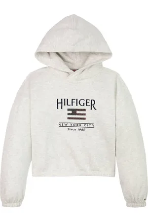 Tommy Hilfiger Sweater Meisjes Katoen Capuchon Printopdruk
