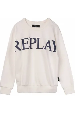 Replay Sweater Jongens Katoen Ronde hals Tekst