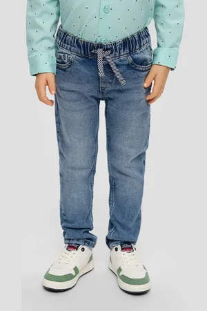 QS by s.Oliver Waist regular fit jeans Blauw Jongens Stretchdenim