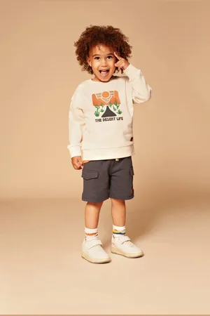 Stains&Stories Sweatshort Korte broek Jongens Katoen Effen