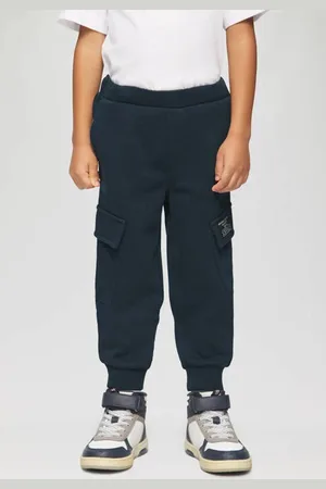 QS by s.Oliver Cargo broek Blauw Jongens Sweat Effen