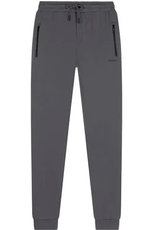 AMBIQUE Slim sweatpant grijs Broek Jongens Katoen Logo